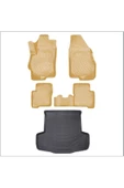 Toyota Land Cruiser Prado J150 2021 Bagaj Havuzu + Bej 3D Paspas - 1