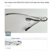Acer Aspire One D260 D255 Nav70 LCD Data Flex Ekran Kablosu - 1