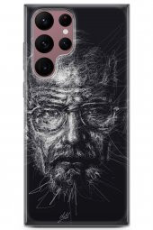 Samsung Galaxy S22 Ultra Uyumlu Kılıf Words 10 WWhite Full HD Kılıf Mavi - 1