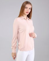 SOFT&SOUL ANNIE GÖMLEK PUDRA RENGİ - 3