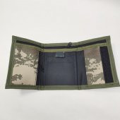 Haki Renk Kamuflajlı Su Geçirmez Kumaş Cüzdan - 4