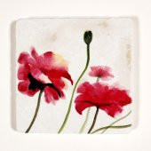 Şeker Portakalım Dekoratif Figürlü Doğal Taş Banyo Gider Kapağı Süsü Tekli 10X10 Cm - 1