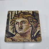 Şeker Portakalım Dekoratif Figürlü Doğal Taş Banyo Gider Kapağı Süsü Tekli 10X10 Cm - 1