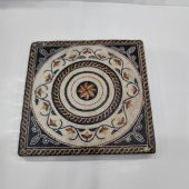 Şeker Portakalım Dekoratif Figürlü Doğal Taş Banyo Gider Kapağı Süsü Tekli 10X10 Cm - 1