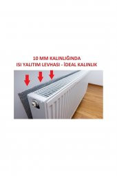 lüminyum Folyolu 50x100Cm Kalınlık:10Mm Radyatör Petek Arkası Isı Yalıtım İzolasyon Levhası 10 Adet - 3