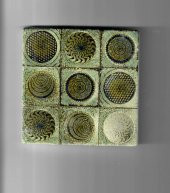 Şeker Portakalım Dekoratif Figürlü Doğal Taş Banyo Gider Kapağı Süsü Tekli 10X10 Cm - 1