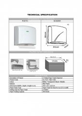 Şeker Portakalım Vialli K2B Banyo Mutfak Lavabo Pratik Z Katlı Kağıt Havlu Dispenseri 200 lü Siyah - 3