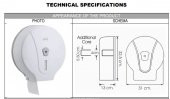 Şeker Portakalım VİALLİ MJ2M MAXİ JUMBO WC KAĞIDI DİSPENSERİ METALİK - 4
