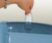 Şeker Portakalım Vialli K1T Banyo Mutfak Lavabo Pratik Z Katlı Kağıt Havlu Dispenseri 200 Lü  Şeffaf - 6