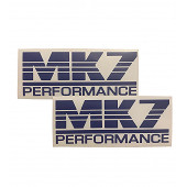 VOLKSWAGEN MK7 GOLF 7-7,5 PERFORMANCE 2 ADET STICKER (MAVİ) thumbnail 1