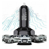 Oto 3 Usb Qualcomm Quick Qc 3.0 7a Hızlı Araç Şarj Aleti Cihazı - Beyaz - 5