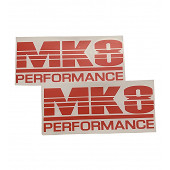 VOLKSWAGEN GOLF 8 MK8 PERFORMANCE 2 ADET STICKER (KIRMIZI) thumbnail 1