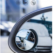 Oto Kör Nokta Aynası Çerçevesiz 360 Derece Dönen 2 Adet Krom Renk - 1