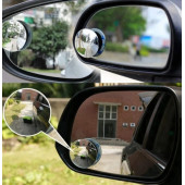 Oto Kör Nokta Aynası Çerçevesiz 360 Derece Dönen 2 Adet Krom Renk - 6