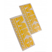 VOLKSWAGEN GOLF 8 MK8 PERFORMANCE 2 ADET STICKER (SARI) thumbnail 1