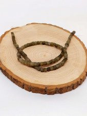 Labradorit Taşı Küp Şekilli Dizi 4mm thumbnail 1