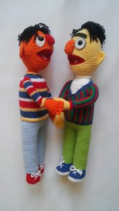 Edi ile Büdü Amigurumi Organik Oyuncak - 2