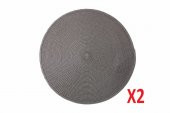 Porland Vista Gri Amerikan Servis 38cm 2li 04STY005185 - 1