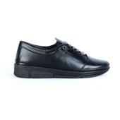 Moda Ayakkabı 574 Siyah Wanetti Kadın Babet thumbnail 2