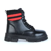 Moda Ayakkabı 7655 Siyah Kız Çocuk Bot Ayakkabı thumbnail 1