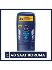 Nivea Men Erkek Stick Deodorant Fresh Active 50 ml Ter ve Ter Kokusuna Karşı 48 Saat Deodorant Koruması - 2
