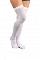 ORLEX DİZ ÜSTÜ ANTİ-EMBOLİ ÇORABI BEYAZ - 1