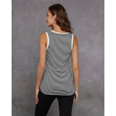 SOFT&SOUL LINDSAY SATEN ARKASI ÇİZGİLİ ATLET - 4