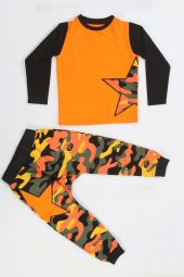Casabony Star Kamuflaj Baggy Pantolon + T-shirt Takım   BN-022 - 3