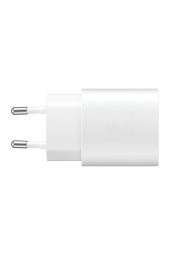 Samsung EP-TA800N 25 W Type-C Beyaz Hızlı Şarj Adaptörü (Türkiye Garantili) - 1