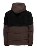 ONLY & SONS Erkek Yarım Peluş Kapüşonlu Mont 22026160 - 2