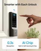 eufy Security C220 Akıllı Kilit, Parmak İzi Anahtarsız Giriş Kapı Kilidi - 2