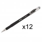 Scrikss Speed Gel Tükenmez Kalem 0.5 Siyah 12 Li - 1