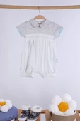Babyhola %100 Pamuk Kız Erkek Bebek Tulum Bayramlık 13758 - 1