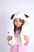 Babyhola Kız Erkek Babyhola Kız Erkek Çocuk Kulaklı Peluş Bere Cep Eldivenli Kışlık 1300 - 1