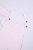 Babyhola %100 Triko Kız Erkek Bebek Çocuk Salopet Hırka 2'li Takım 5803 - 3