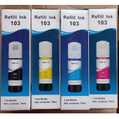 EPSON 103   MÜREKKEP  4 LÜ SET L1110/L3110/L3111/L3150/L3151/L5190/ - 1