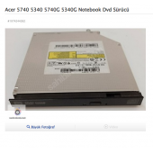 Acer 5740 5340 5740G 5340G Notebook Dvd Sürücü - 1