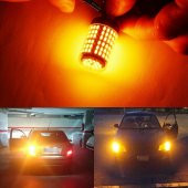 P21W 144 Led Canbus Geri Vites Ampulü Turuncu - 1