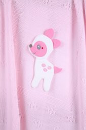 Babyhola Kız Erkek Bebek Triko Battaniye Kutulu Hediyelik Sevimli Hayvanlar 3 Boyutlu Ceylan Figürü 2002 - 2