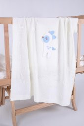 Babyhola Kız Erkek Bebek Triko Battaniye Kutulu Hediyelik Sevimli Hayvanlar 3 Boyutlu Ceylan Figürü 2002 - 6