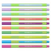 Schneider Line-Up Pastel 0.4mm Tükenmez Kalem Metal Tüp 10 Lu Set SCT951 - 3