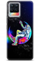 Realme 8 Uyumlu Kılıf Opus 11 Astronot ve Uzay 4K Baskılı Kılıf Fall - 1