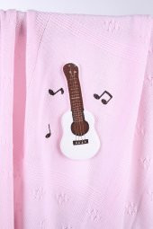 Babyhola Kız Erkek Bebek Triko Battaniye Kutulu Hediyelik Sevimli Hayvanlar 3 Boyutlu Gitar Figürü 2009 - 2