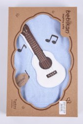 Babyhola Kız Erkek Bebek Triko Battaniye Kutulu Hediyelik Sevimli Hayvanlar 3 Boyutlu Gitar Figürü 2009 - 6