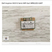 Dell Inspiron N5010 Serisi Wifi Kart WİRELESS KART - 1