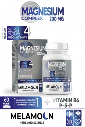 Magnezyum kompleks ve Vitamin B6 (P-5-P) içeren takviye edici gıda 60 Tablet - 1