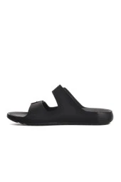 Ayakmod Kahve Çift Bantlı Erkek Terlik - 2