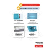XPERMATE Yükseklik Ayarlı Tv Yastığı Bel Destek Yastığı Sırt Yastığı Boyun Destekli Yastık Ameliyat Sonrası YastıkMavi - 4