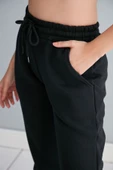 ÜÇ İPLİK PAMUK CEPLİ JOGGER SİYAH EŞOFMAN ALT - EŞOFMAN ALT - BAYAN EŞOFMAN - SİYAH JOGGER - 6