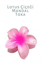 LOTUS MANDAL SAÇ TOKASI AKRİLİK PARLAK (lFUŞYA) - 3